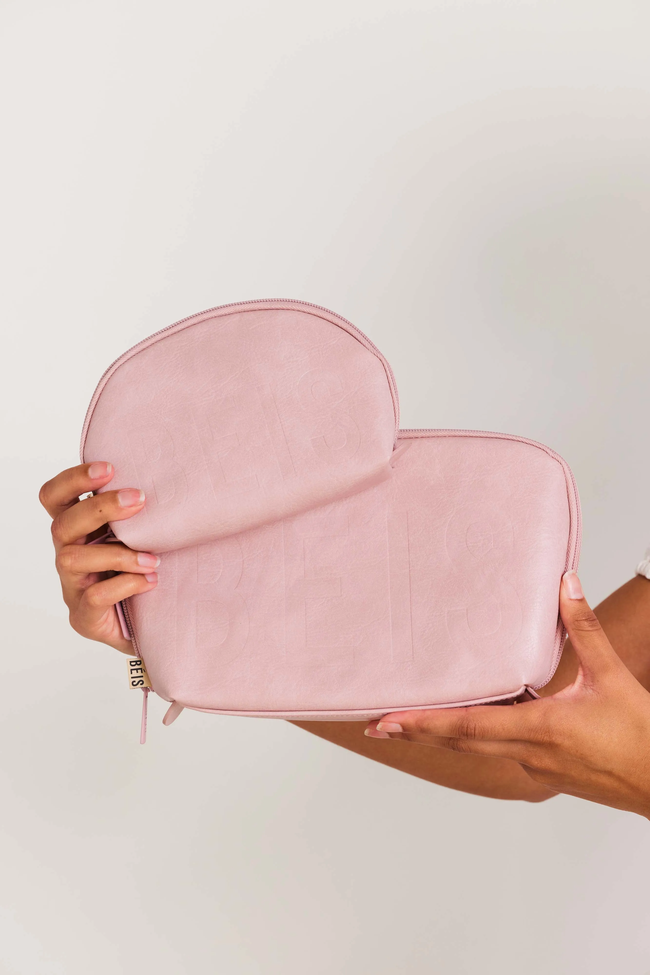 The Cosmetic Pouch Set in Atlas Pink