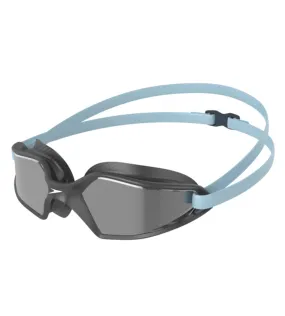 Unisex Adult Hydropulse Mirror-Lens Swim Goggles - Grey & Silver