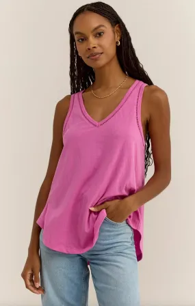 Vagabond Lace Trim Tank Top