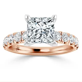 Violet - 18ct Rose Gold - Princess