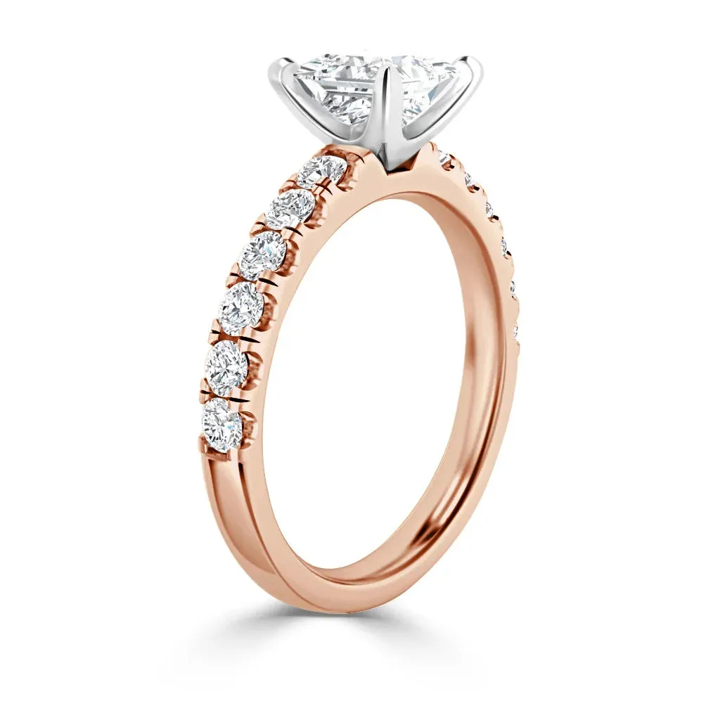 Violet - 18ct Rose Gold - Princess