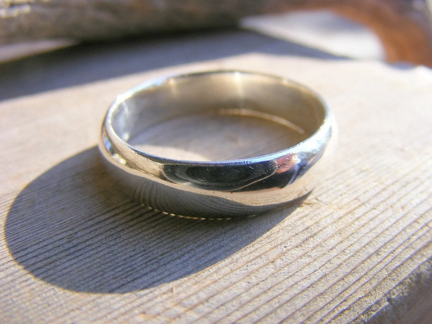 Wedding Band, Wedding Ring, Mens or Womens Sterling Silver Ring Band,