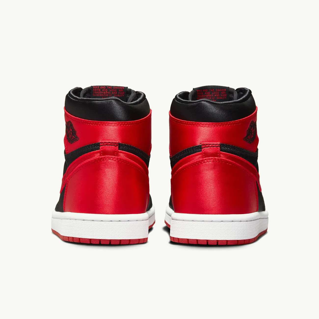 WOMENS AIR JORDAN 1 RETRO HI OG BLACK UNIVERSITY RED WHITE