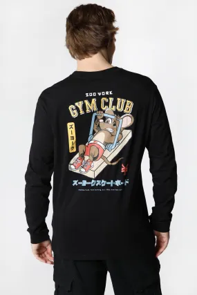 Zoo York Unisex Gym Club Long Sleeve Top